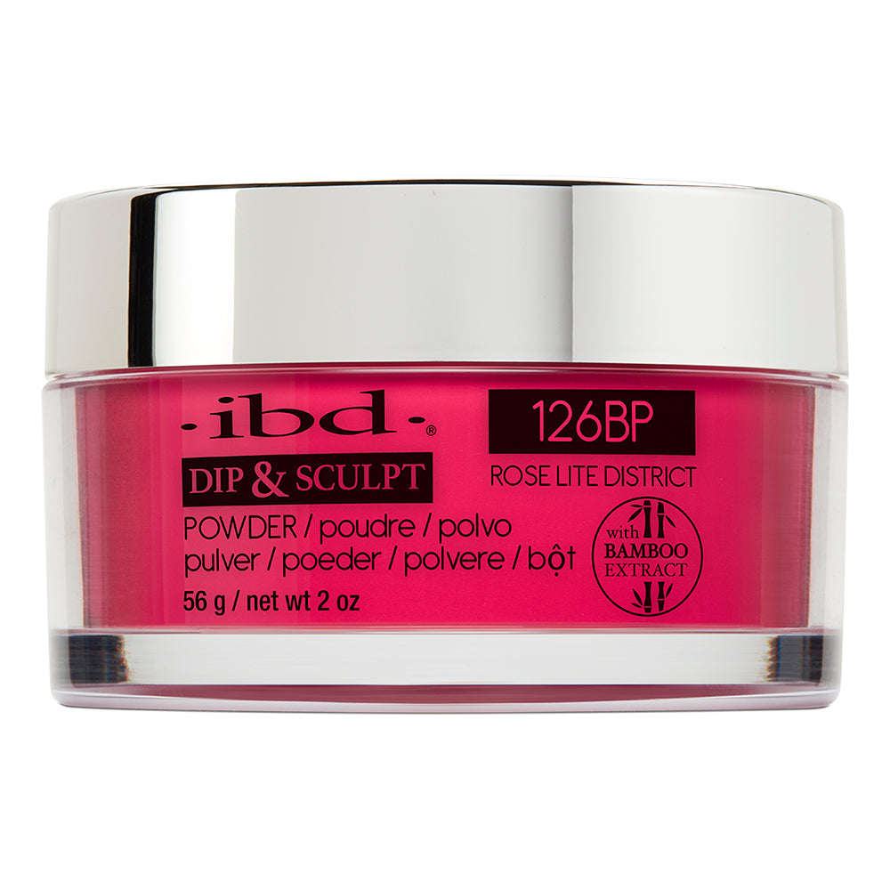 IBD Dip&Sculpt Powder 2 oz/56 g Rose Lite District 126BP