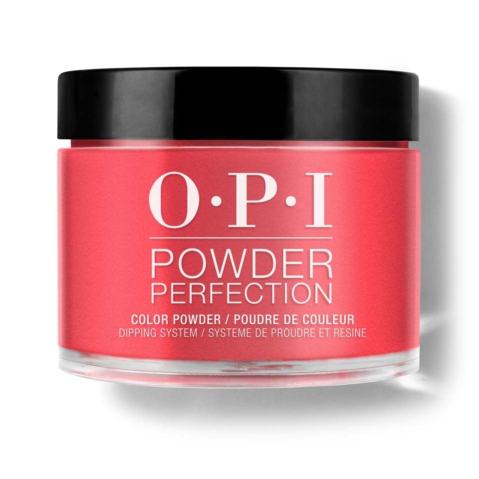 OPI Powder Perfection 1.5 oz - Red Hot Rio DPA70
