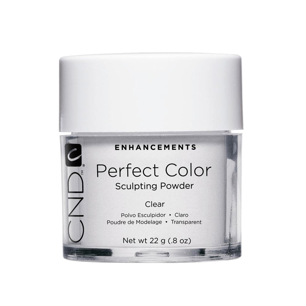 Bột Đắp Móng Trong Suốt CND Perfect Color Sculpting Powder Clear 0.8 oz / 22g 03080