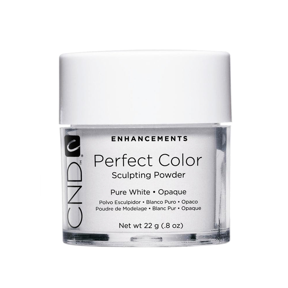 CND Perfect Color SP Pure White Opaque .8oz-22g 03050