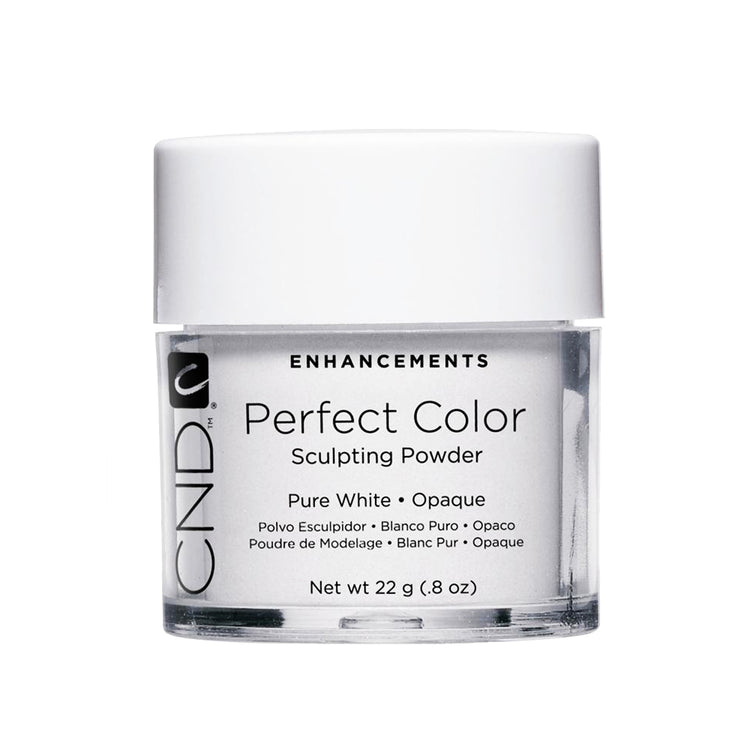 CND Perfect Color SP Pure White Opaque .8oz-22g 03050