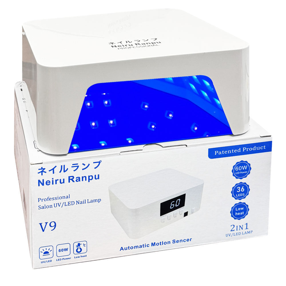 Professional UV/LED Nail Lamp 60W White V9