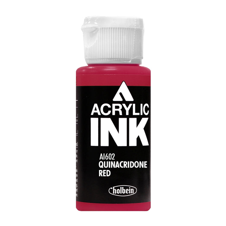 Holbein Acrylic Ink Quinacridone Red AI602D