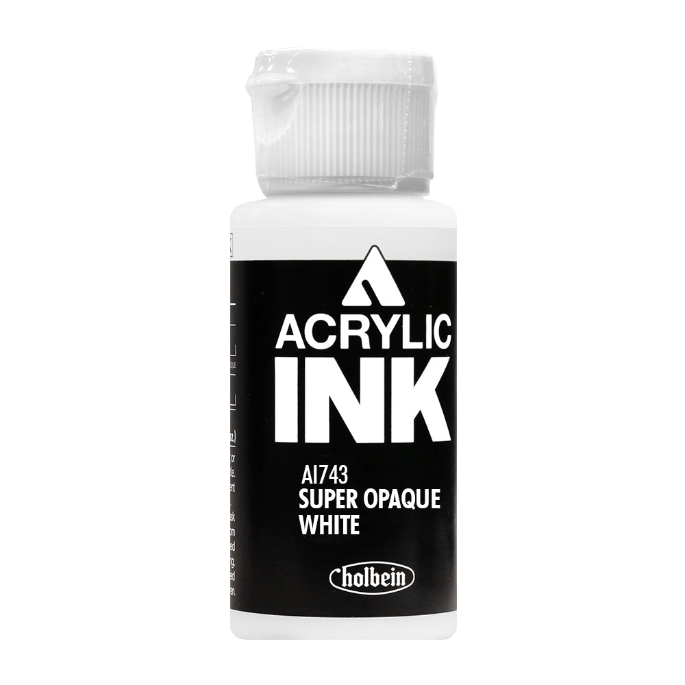 Holbein Acrylic Ink Super Opaque White AI743C 15743