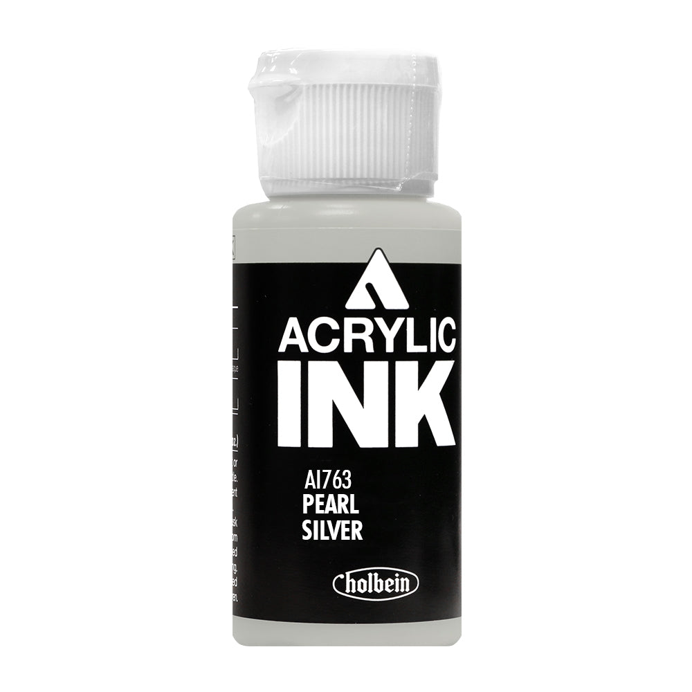 Holbein Acrylic Ink Pearl Silver AI763D