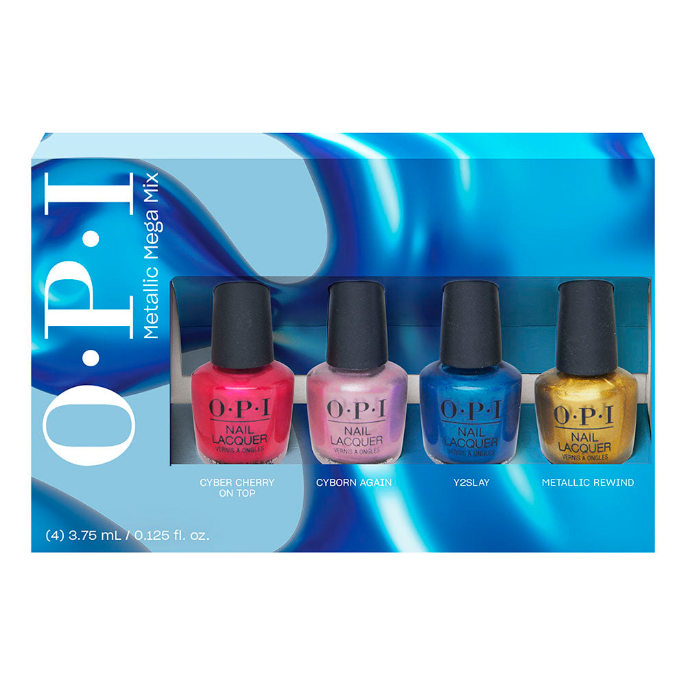 OPI Metallic Mega Mix Fall 2024 Mini 4Pack DCF001