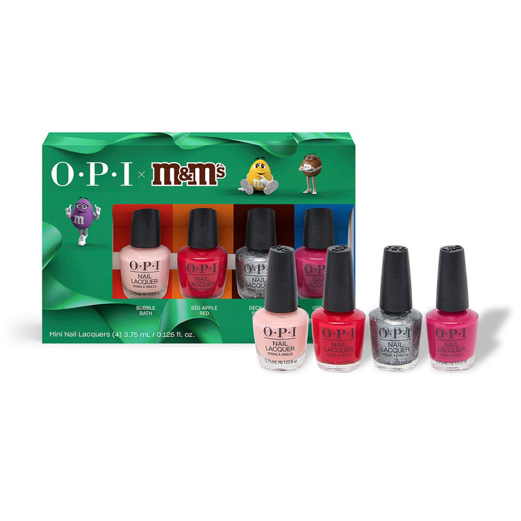 OPI Holiday 2026 OPI x M&M's Nail Lacquer Mini 4Pack HRT37