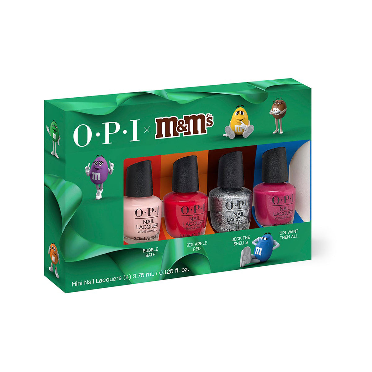 OPI Holiday 2026 OPI x M&M's Nail Lacquer Mini 4Pack HRT37