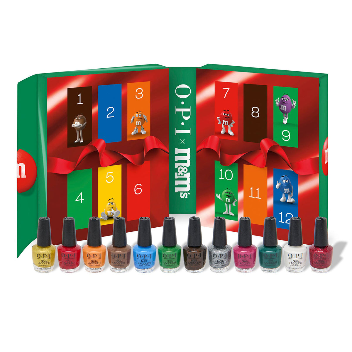 OPI Holiday 2026 OPI x M&M's Nail Lacquer Mini 12Pack HRT39