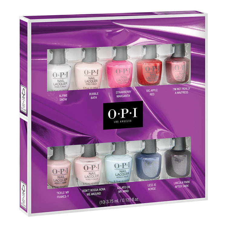 OPI Nail Lacquer Celebration Collection Mini 10-Pack HRN34