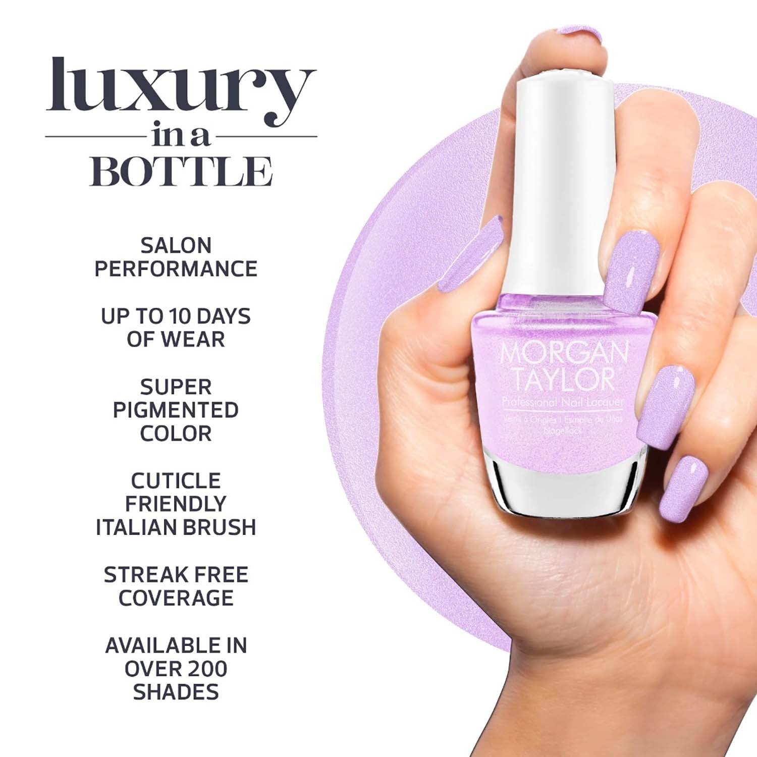 Morgan Taylor Lucidly Lavender 0.5 fl oz 3110591