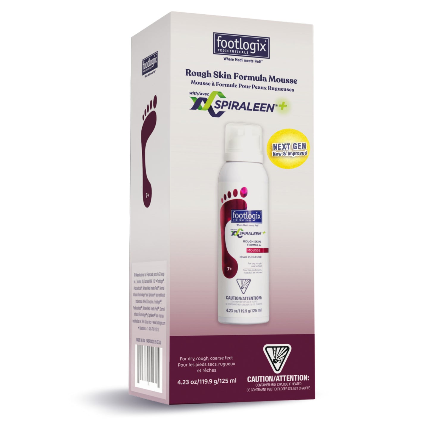 Footlogix Rough Skin Formula Mousse 7+ with Spiraleen 24131