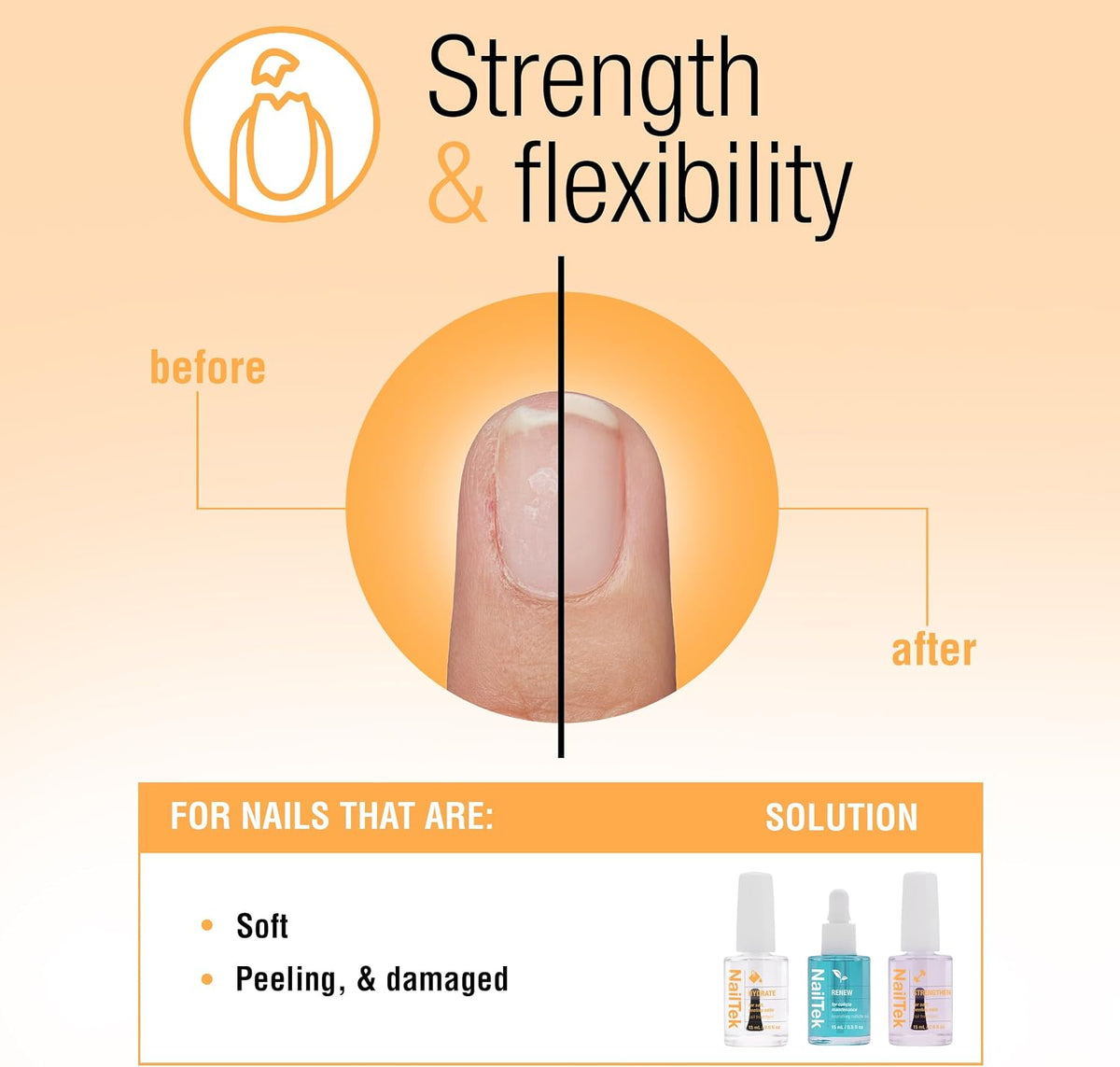 NailTek Strengthener 0.5 fl oz 37827 37816