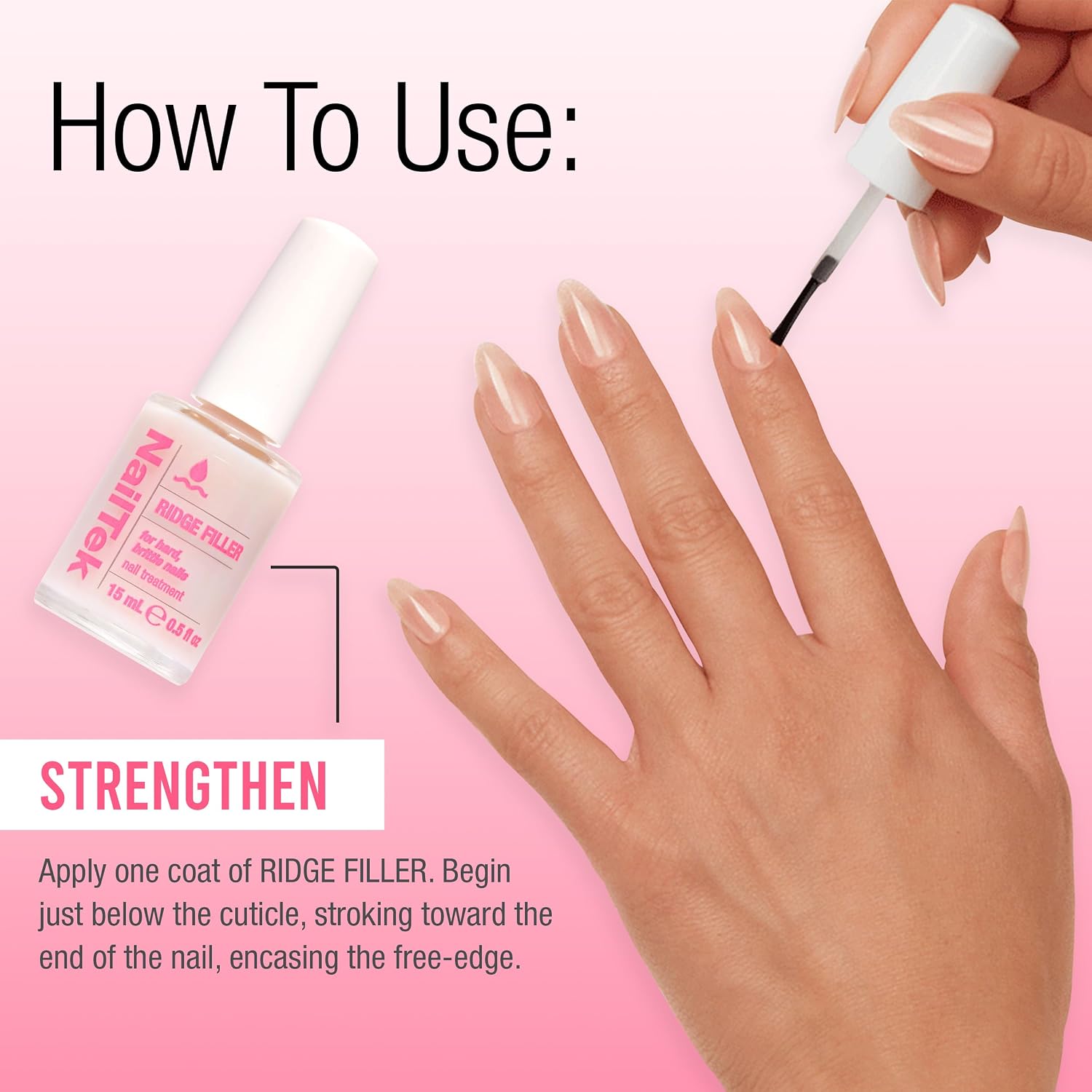 NailTek Ridge Filler 3 For Hard, Brittle Nails15 ml 37818