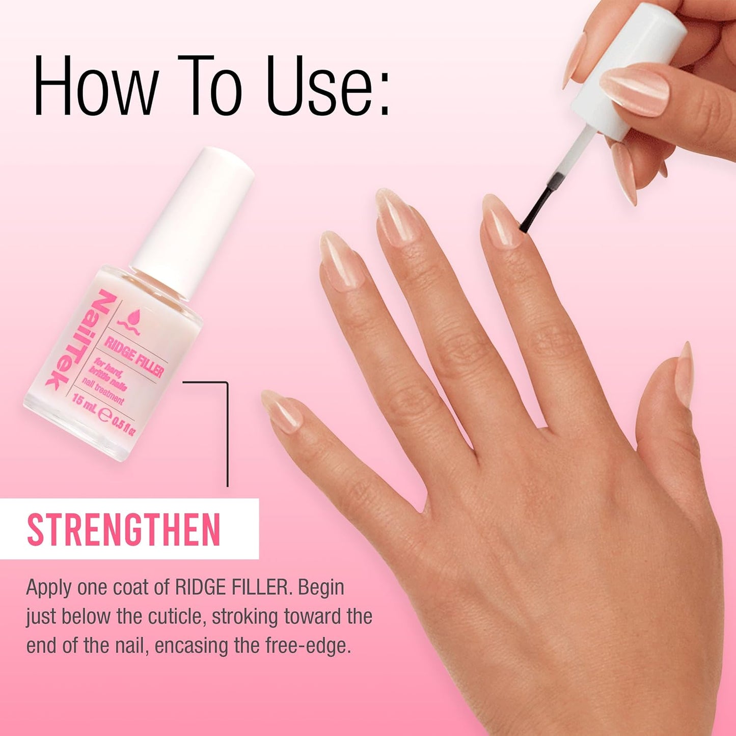 NailTek Ridge Filler 3 For Hard, Brittle Nails15 ml 37818
