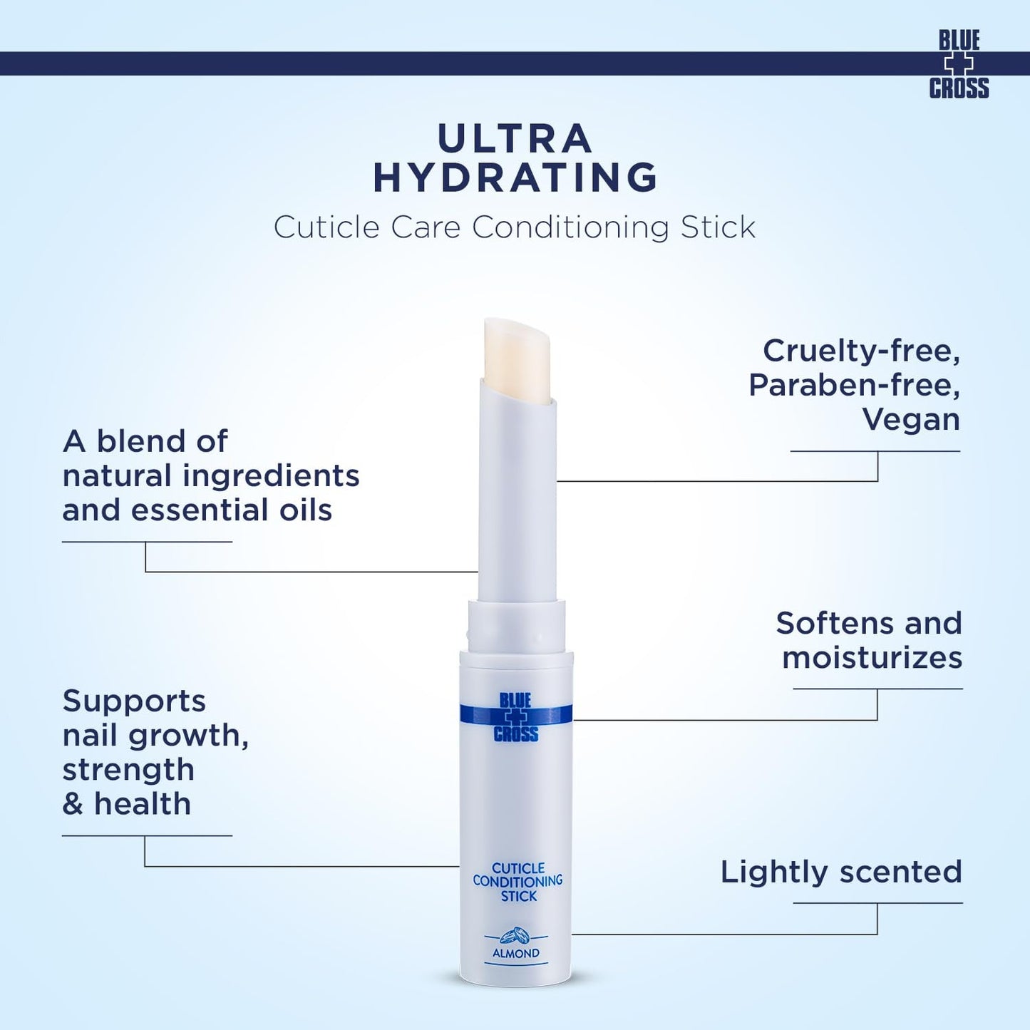 Blue Cross Cuticle Conditioning Stick Almond 71261