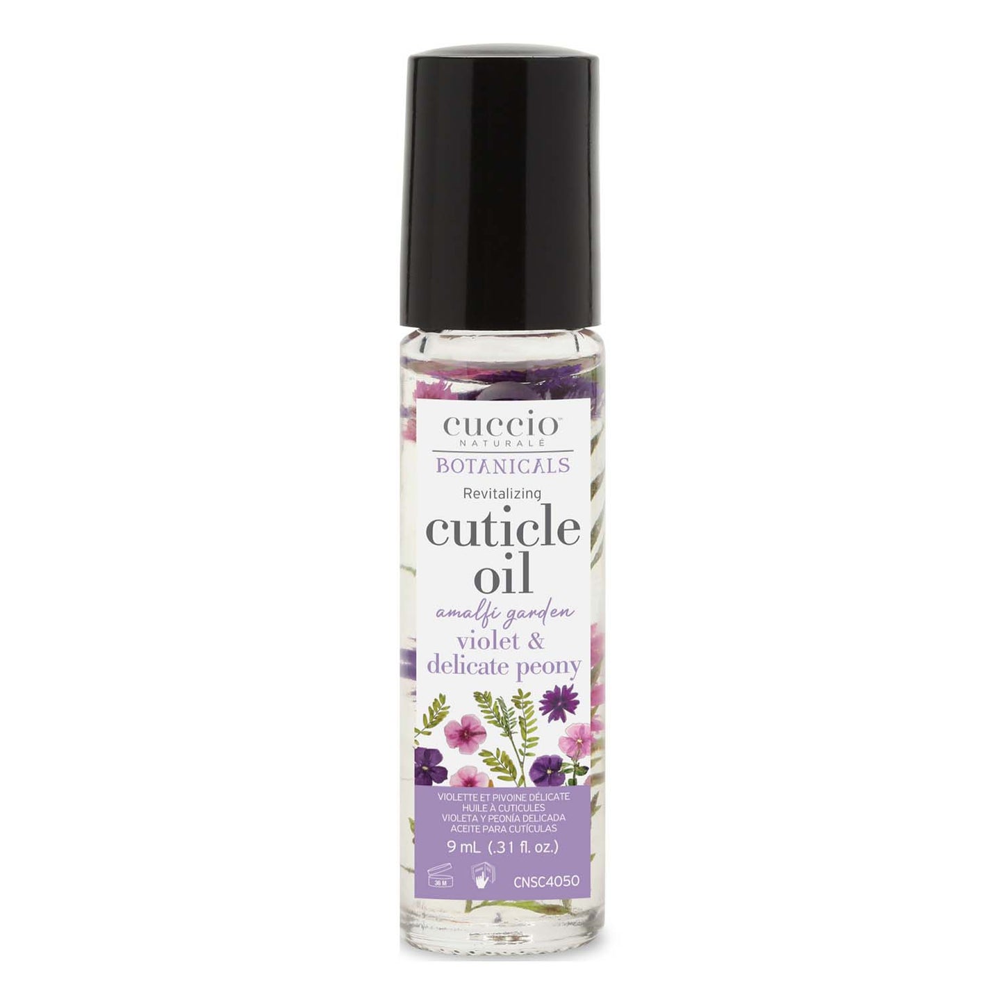 Cuccio Roll-on Cuticle Oil 9ml Violet & Delicate Peony 97315