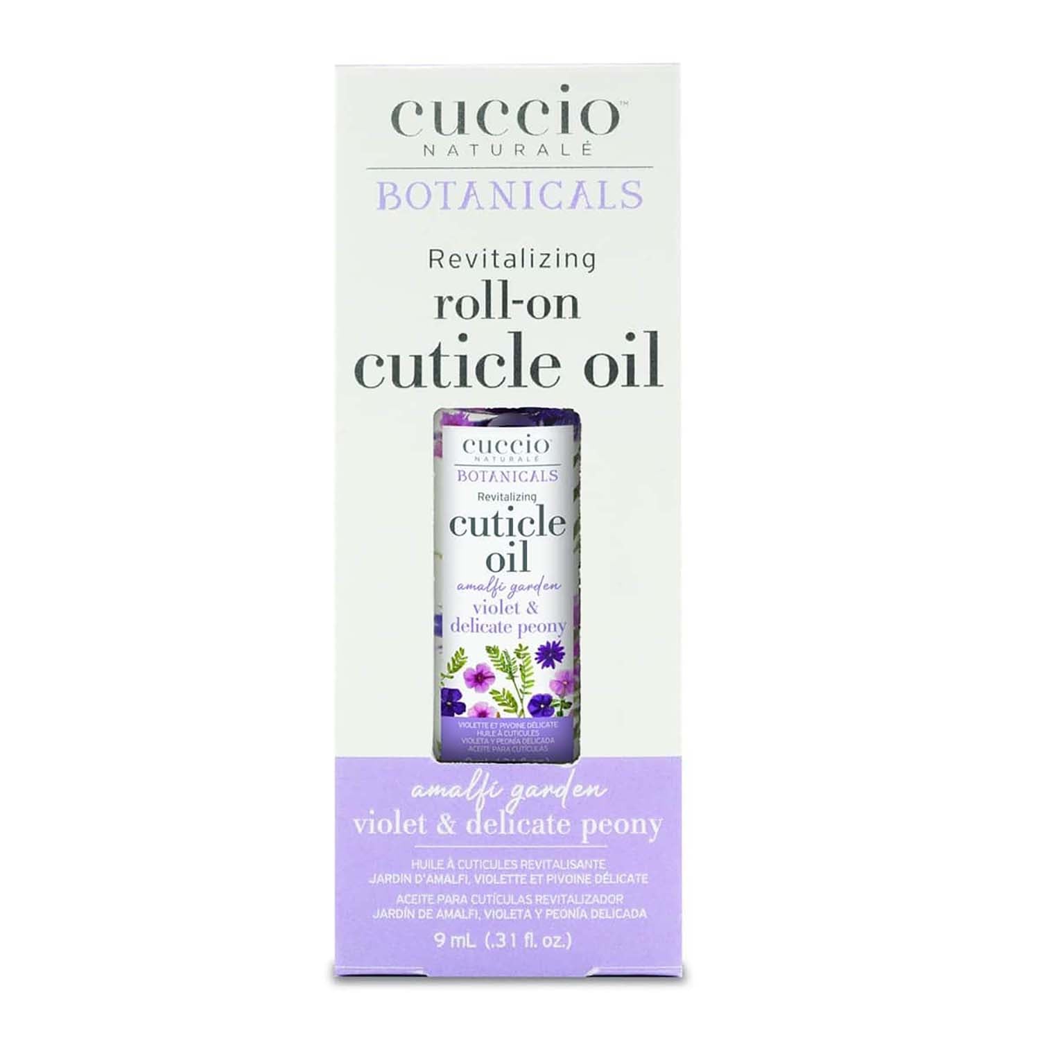 Cuccio Roll-on Cuticle Oil 9ml Violet & Delicate Peony 97315