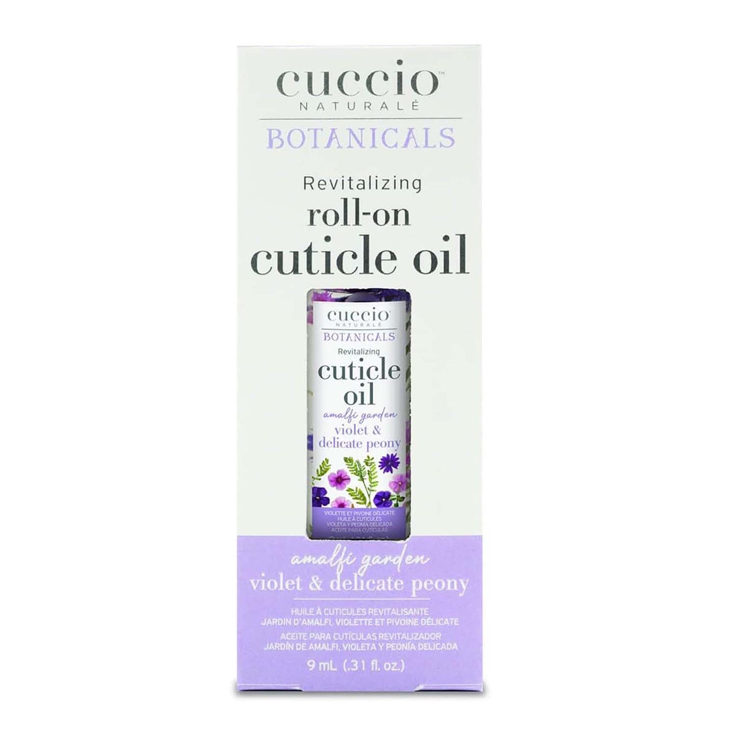 Cuccio Roll-on Cuticle Oil 9ml Violet & Delicate Peony 97315