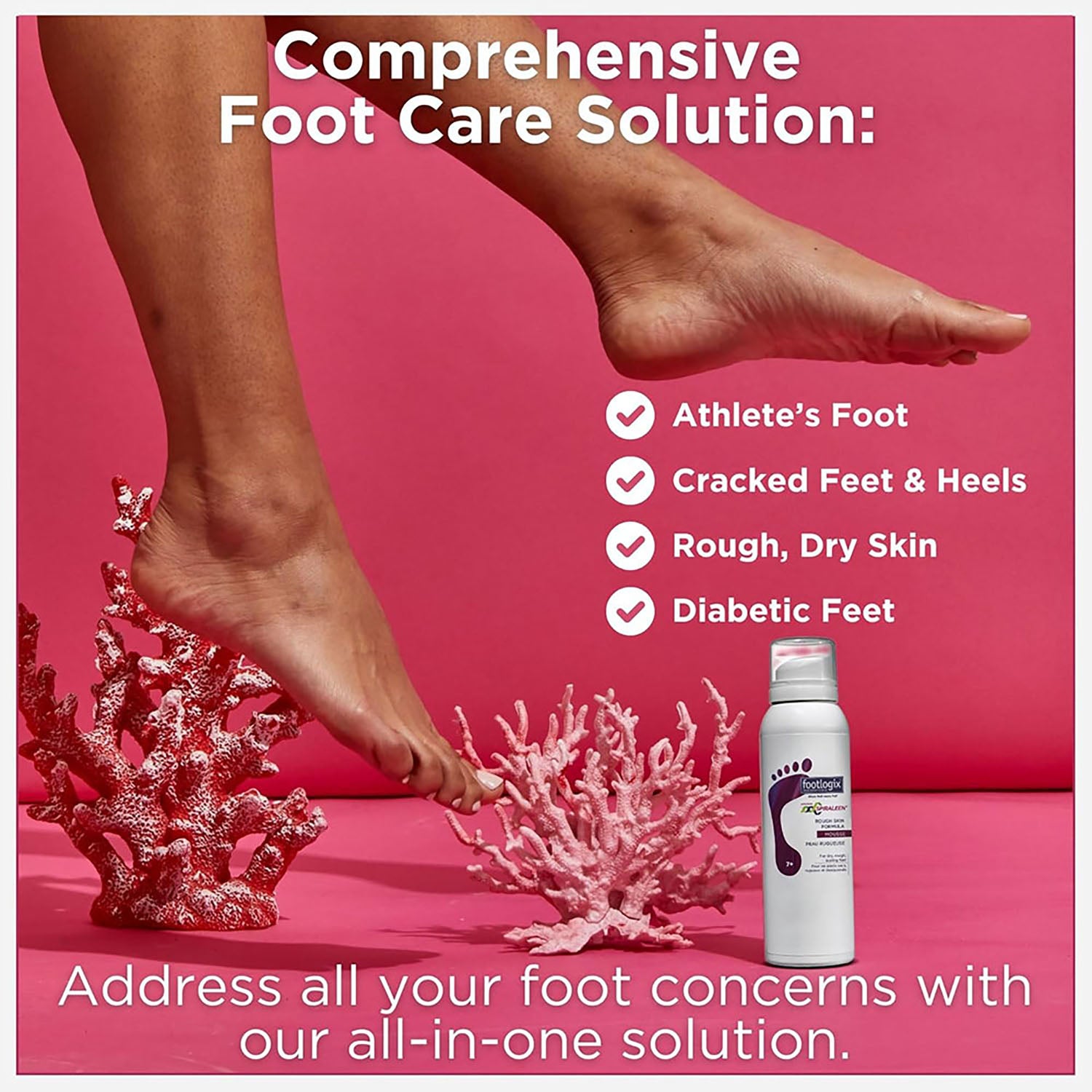 Footlogix Rough Skin Formula (7+) Mousse  4.23 oz.  21131