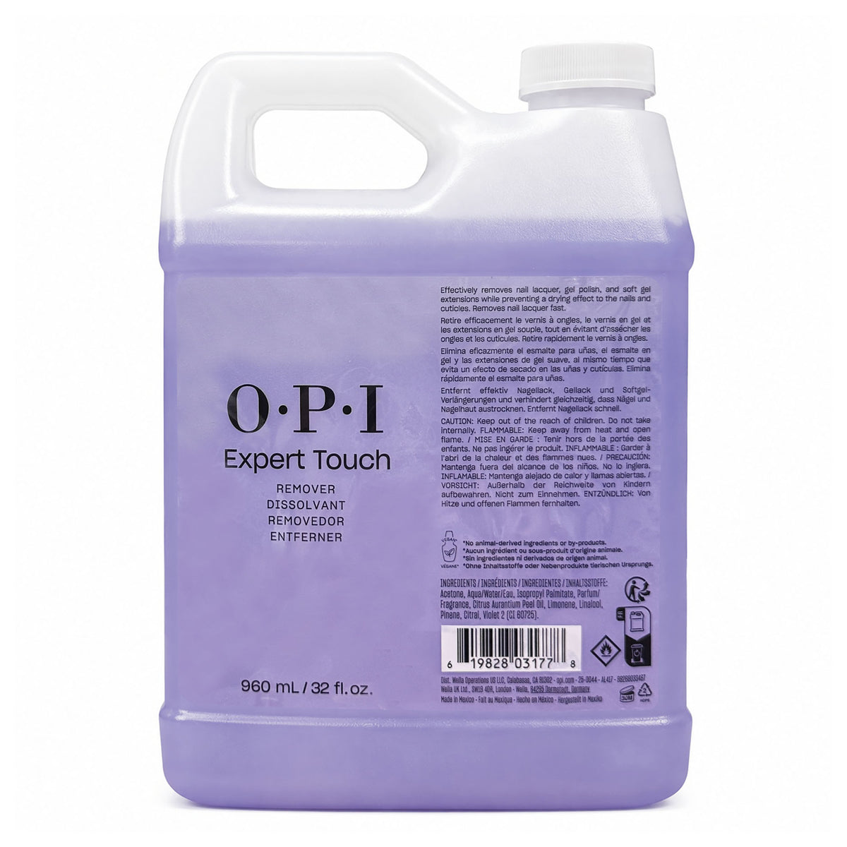 Nước Tẩy Sơn Móng Tay OPI Expert Touch Lacquer Remover 32fl oz-960ml AL417
