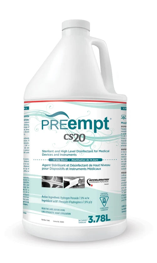 PREempt CS20 Sterilant & Disinfectant Gallon PRE11405