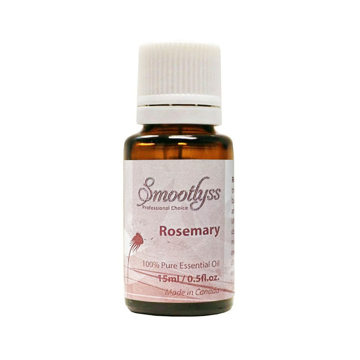 Smootlyss Rosemary Essential Oil 15ml - Made In Canada 00627