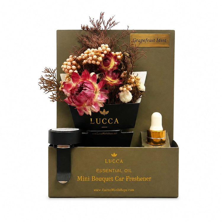 Nontoxic Floral Car Air Freshener | Grapefruit Mint 19690