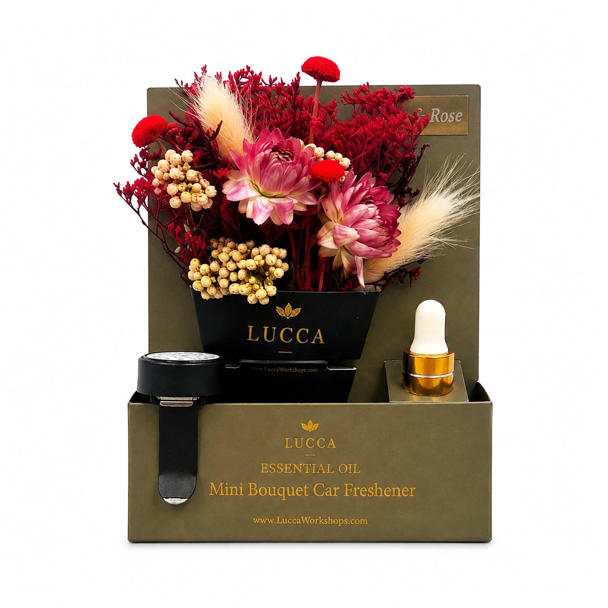 Nontoxic Floral Car Air Freshener | Vanilla & Rose 19691