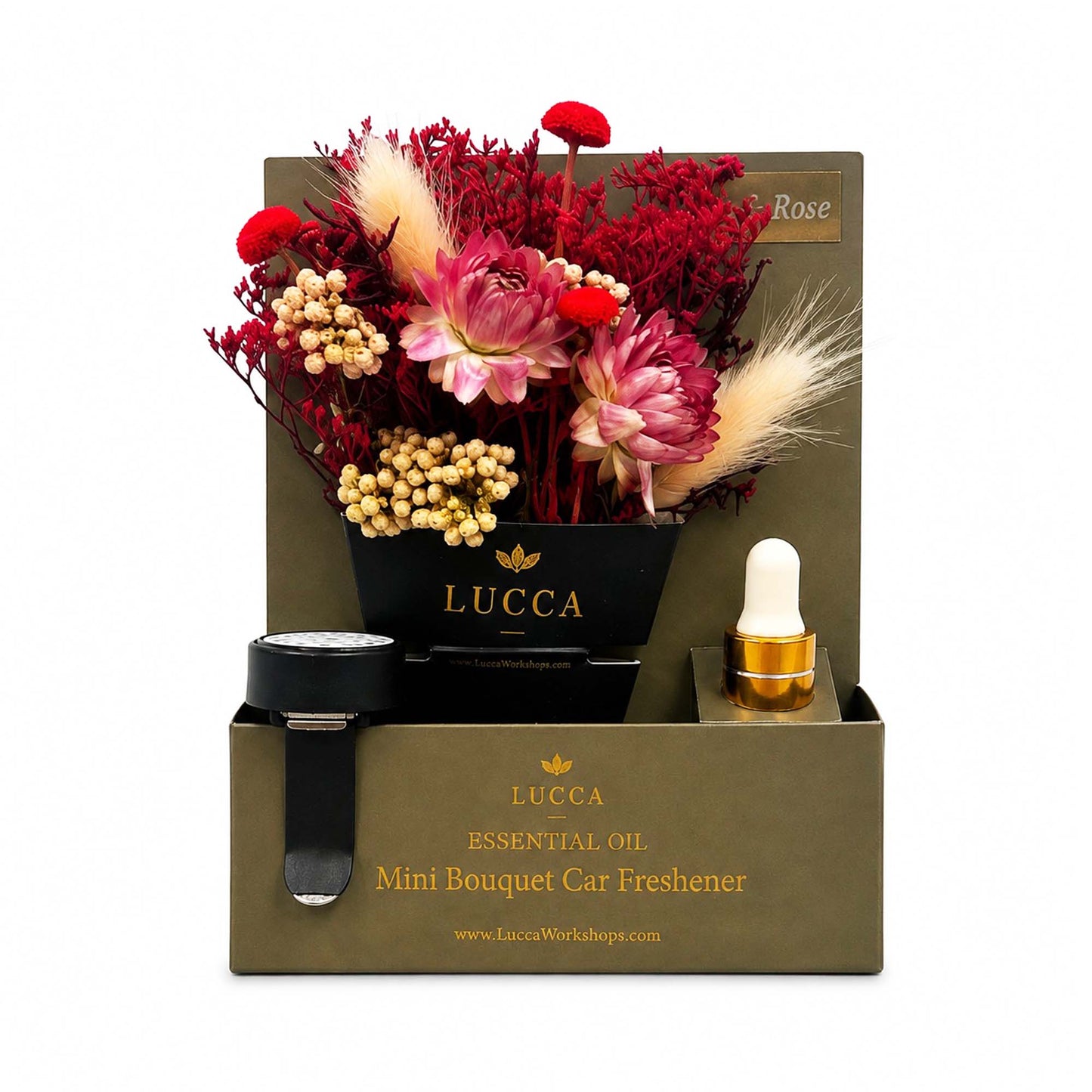 Nontoxic Floral Car Air Freshener | Vanilla & Rose 19691