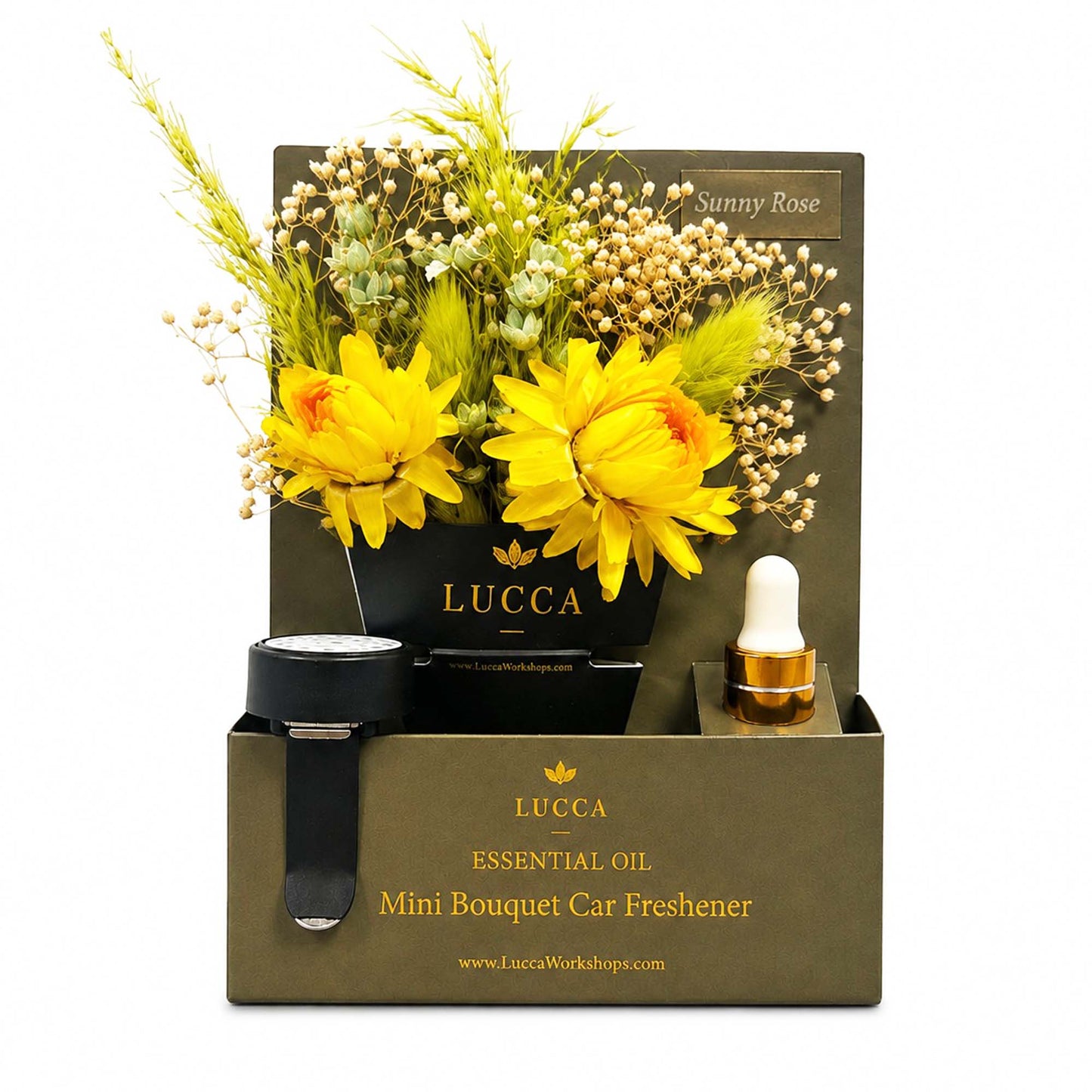 Nontoxic Floral Car Air Freshener | Vanilla & Rose 19691