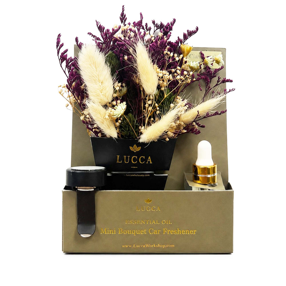 Nontoxic Floral Car Air Freshener | Amber & Chamomile 19692