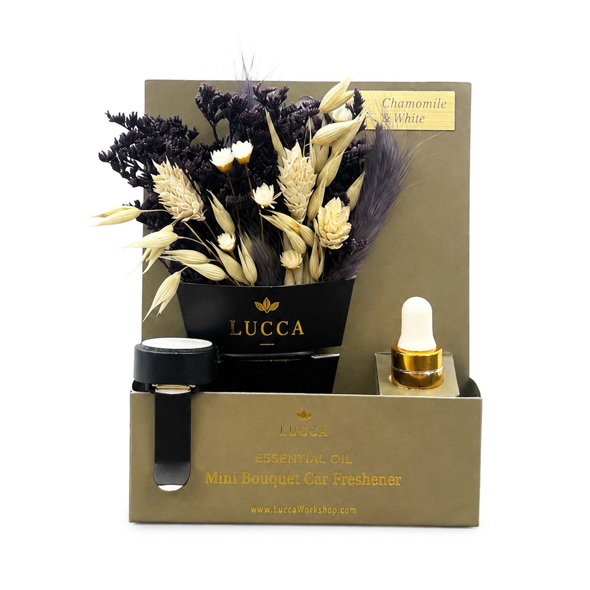 Nontoxic Floral Car Air Freshener | Amber & Chamomile 19692
