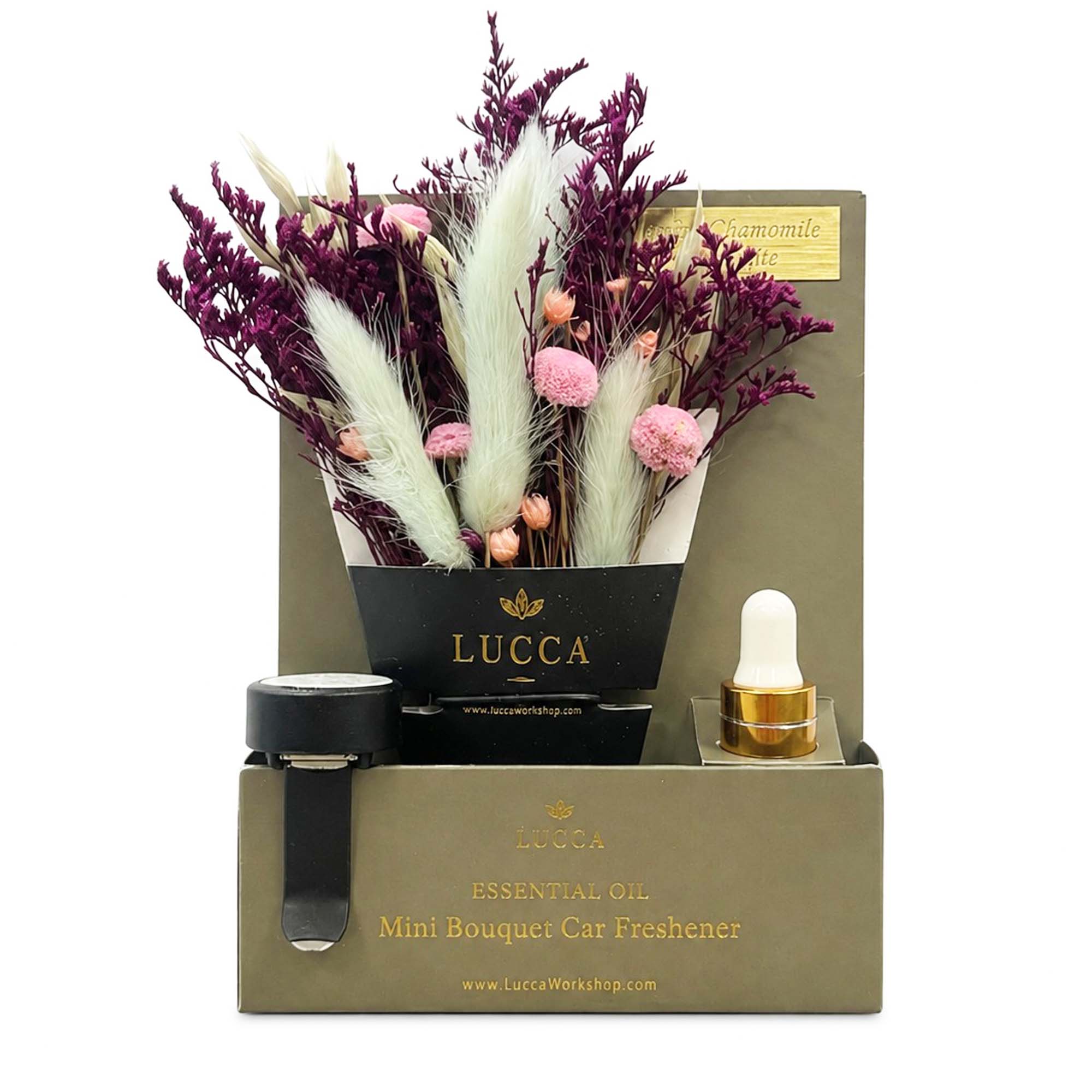 Nontoxic Floral Car Air Freshener | Amber & Chamomile 19692