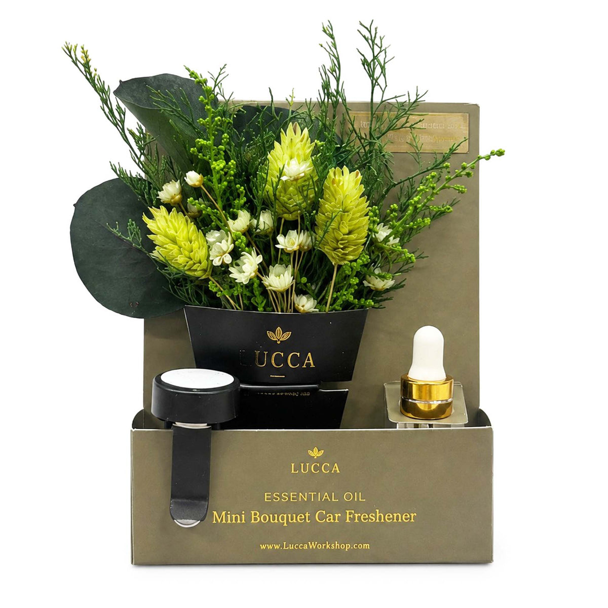 Nontoxic Floral Car Air Freshener | Amber & Chamomile 19692