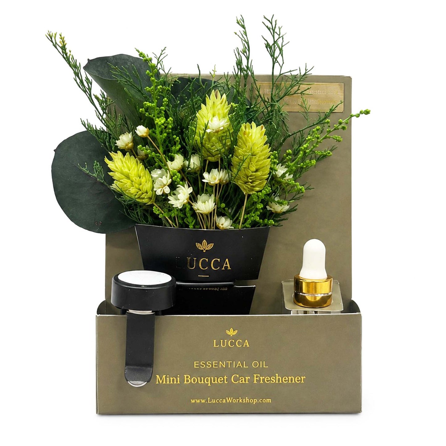 Nontoxic Floral Car Air Freshener | Amber & Chamomile 19692