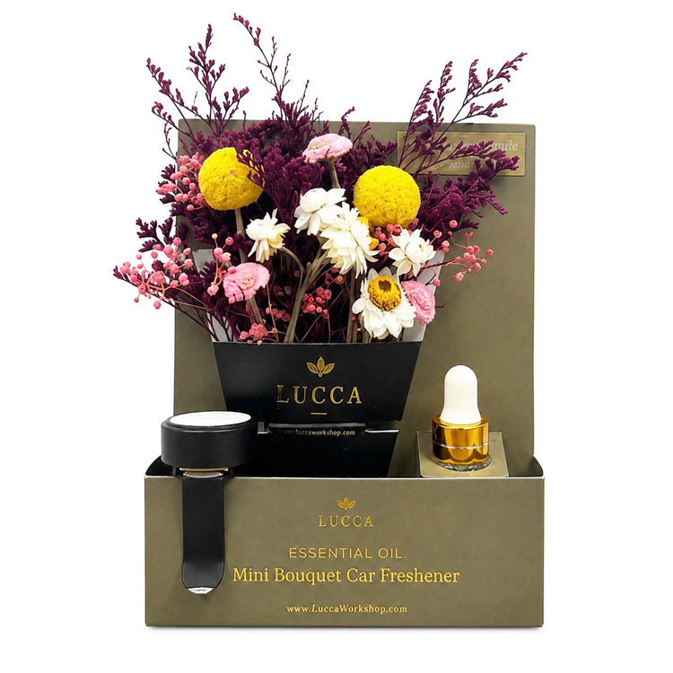 Nontoxic Floral Car Air Freshener | Amber & Chamomile 19692