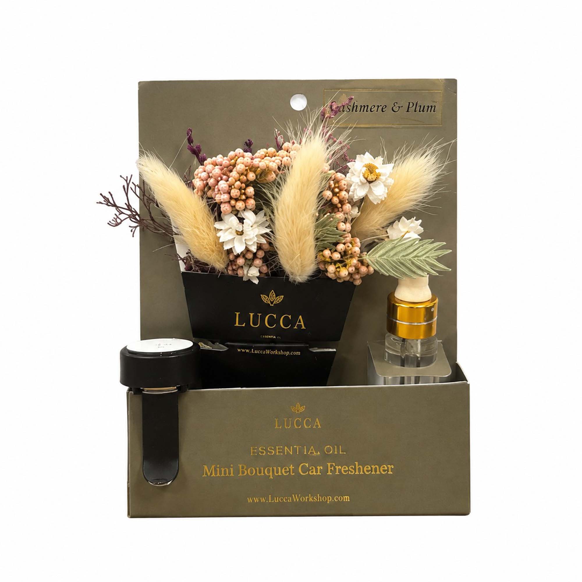 Nontoxic Floral Car Air Freshener | Cashmere Plum 19694