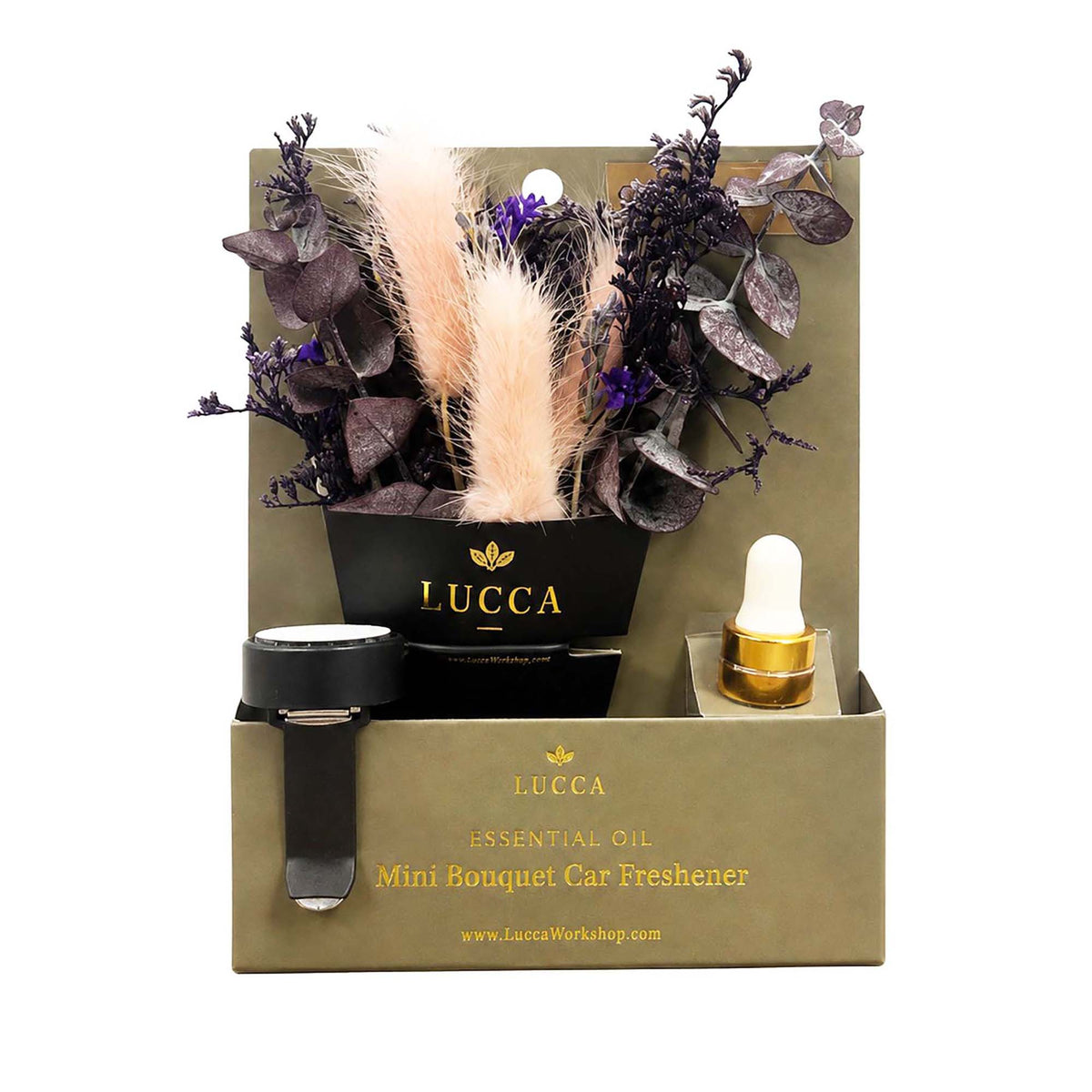Nontoxic Floral Car Air Freshener | Cashmere Plum 19694