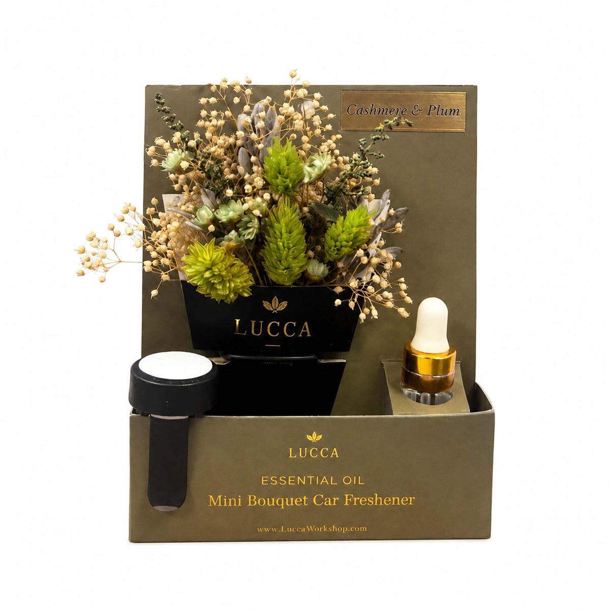 Nontoxic Floral Car Air Freshener | Cashmere Plum 19694