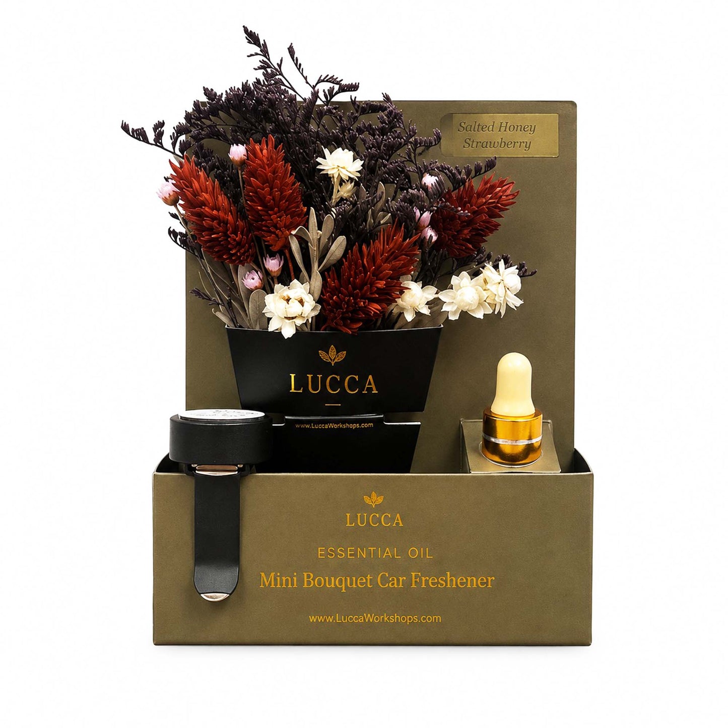 Nontoxic Floral Car Air Freshener Salted Honey Strawb 19695