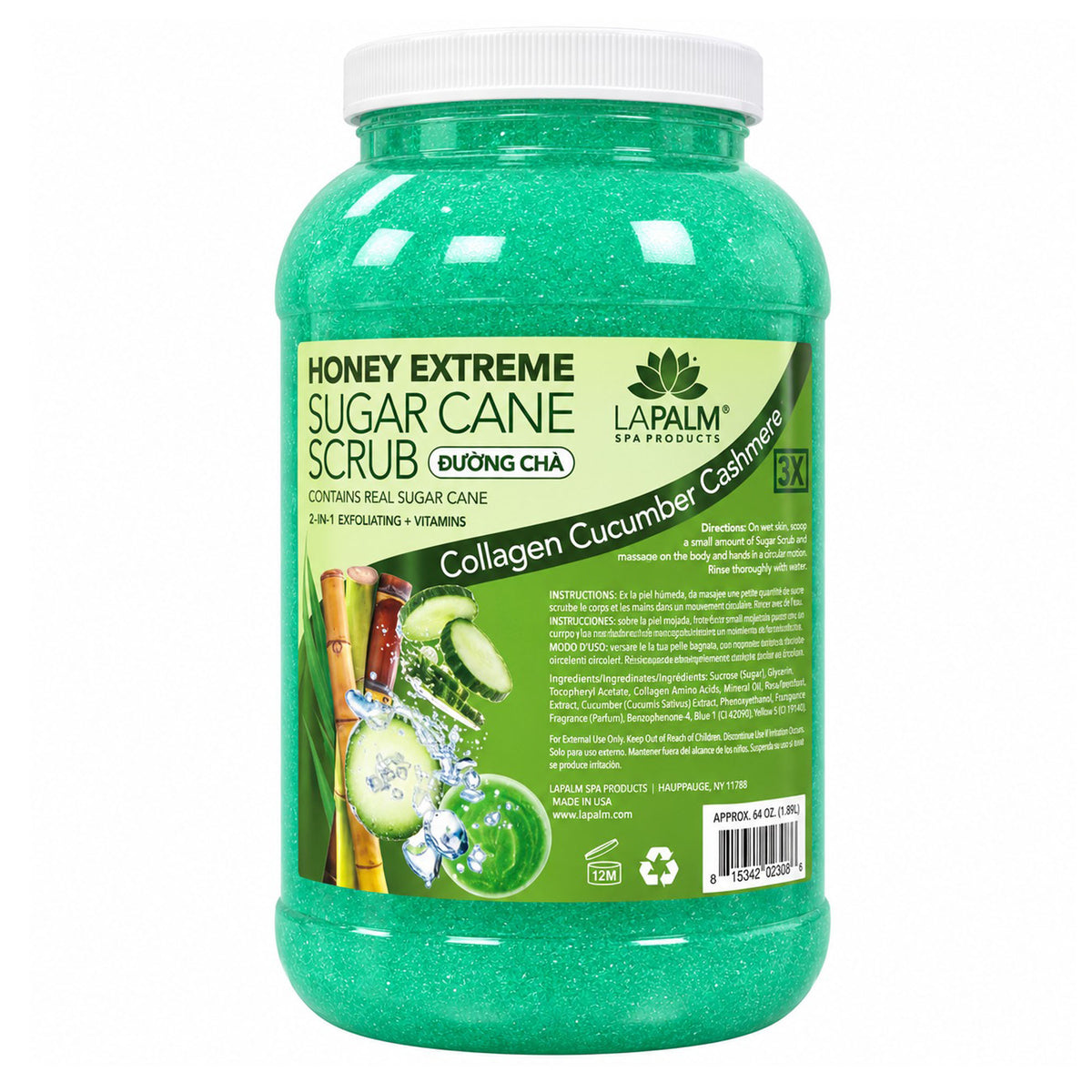 La Palm Sugar Cane Scrub 1G - Cucumber Cashmere 00184