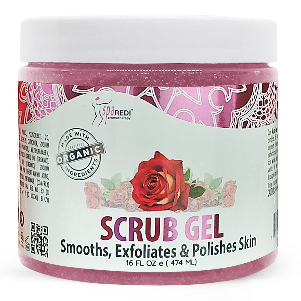 Spa Redi Pedi Scrub 16oz - Sensual Rose C01S- 03040