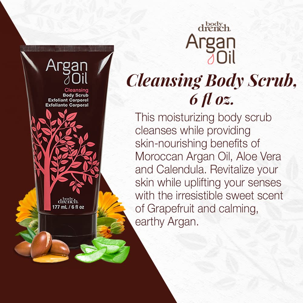 Body Drench Argan Oil Body Scrub 6 fl oz 20709