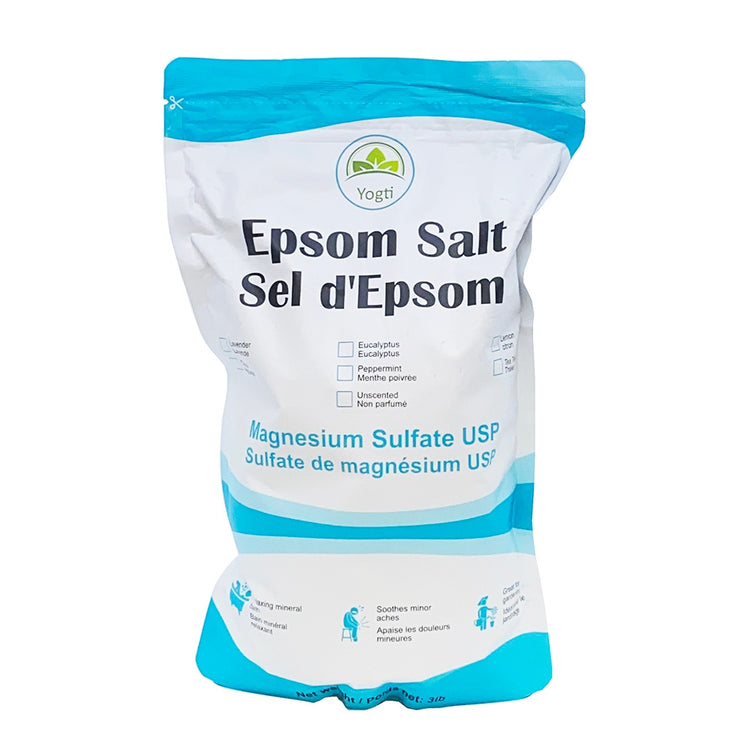 Yogti Epsom Salt Magnesium Sulfate USP 3LB 88593