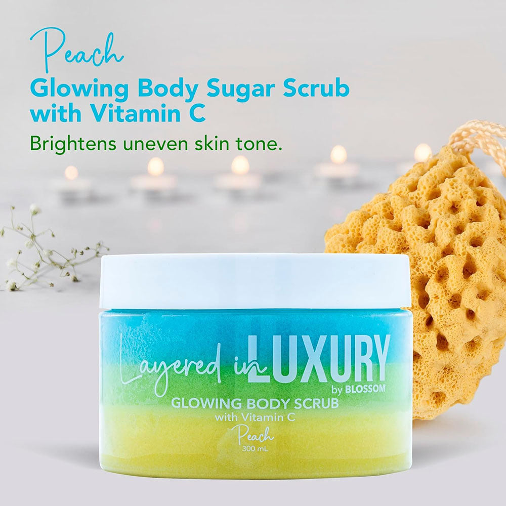 Blossom Glowing Body Scrub 300 ml - Peach 90425