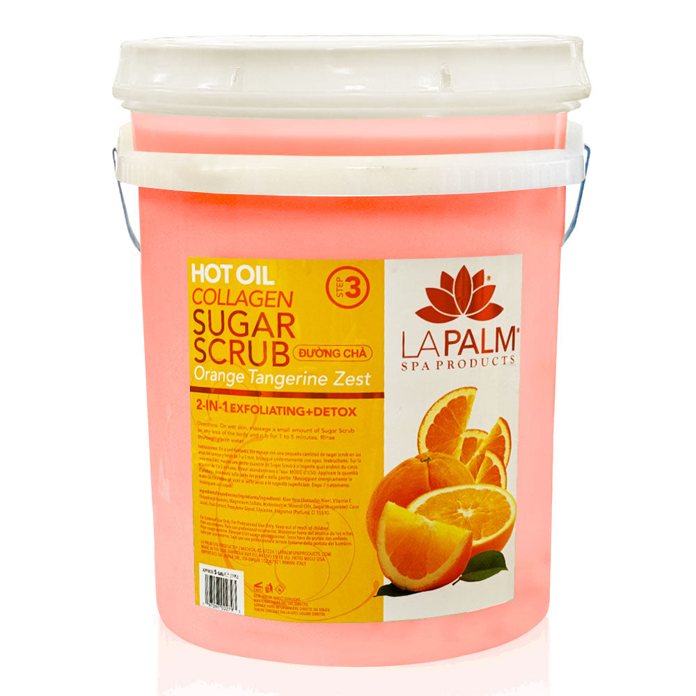 La Palm Hot Oil Sugar Scrub 5G - OrangeTangerine Zest LP183