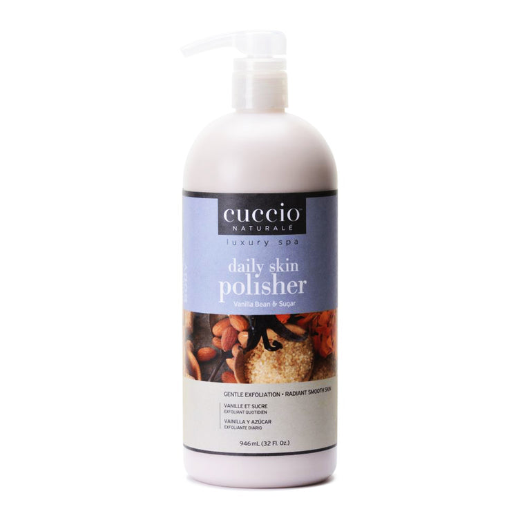 Cuccio Daily Skin Polisher 32 oz-Vanilla Bean & Sugar 3399-C