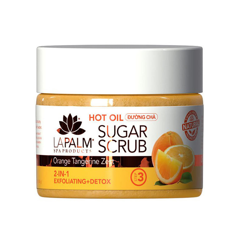 La Palm Sugar Scrub 12oz - Orange Tangerine Zest LP185/00277