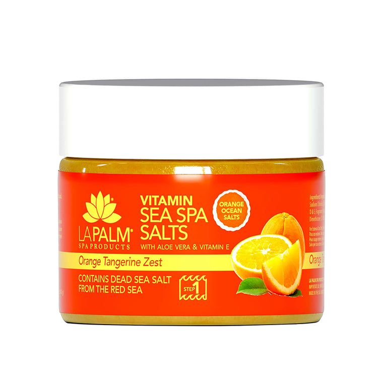 La Palm Sea Spa Salts 12 oz - Orange Tangerine Zest LP203